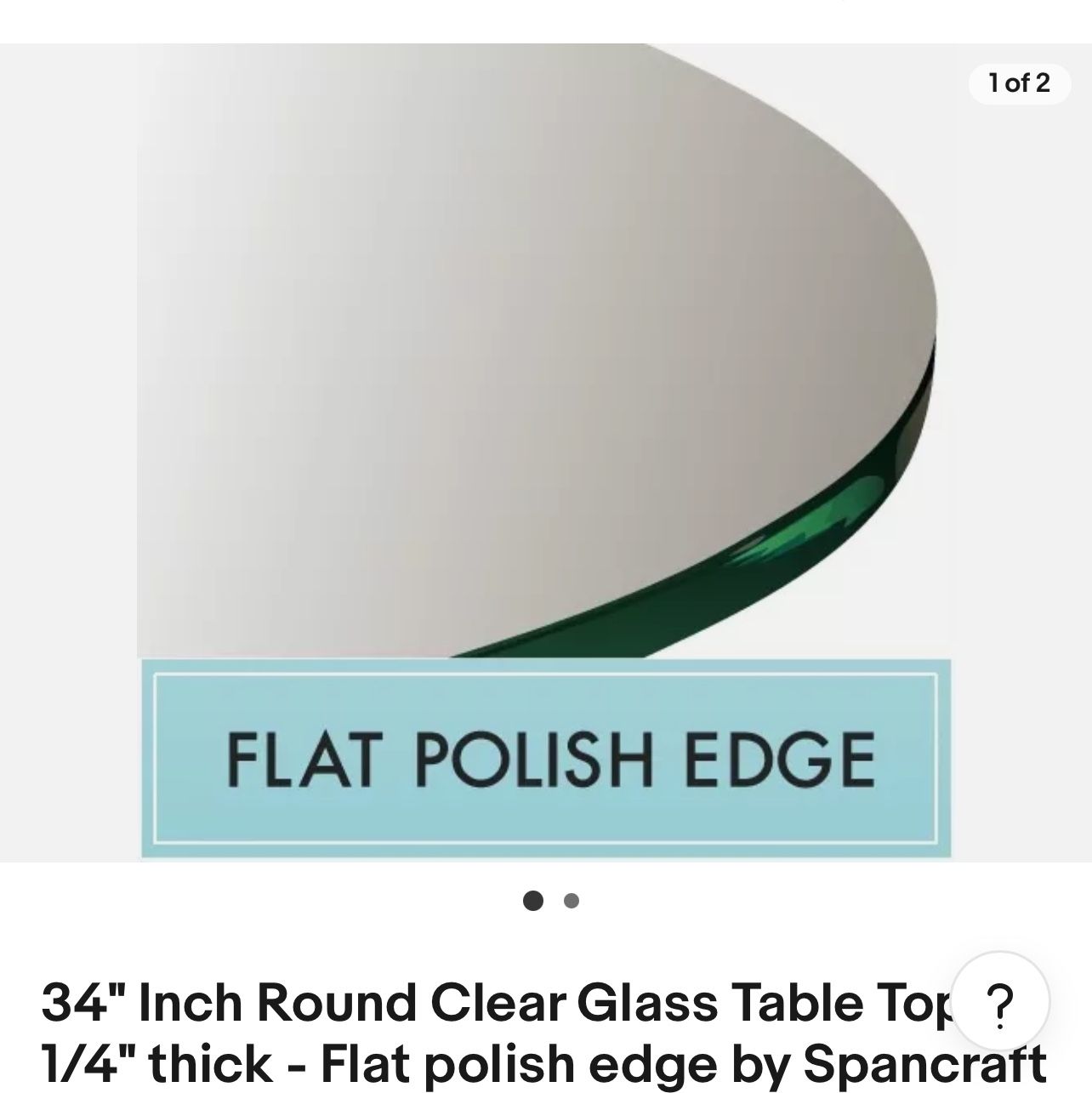 Glass Tabletop