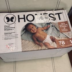 Honest Brand Disposable Diapers 78 Count