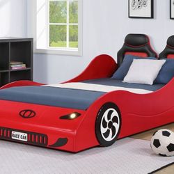 Brand New Red Twin Size Car Design Bed Frame 