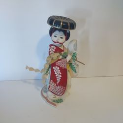 12 In Japanese Ceramic Figurine