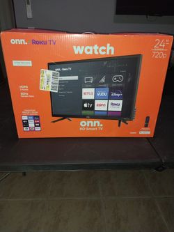 Brand New Onn. Roku 24" HD Smart TV