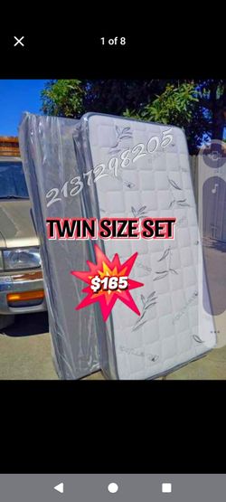 Twin Size Boxspring With Mattress