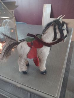 Vintage handmade ooak horse real hair