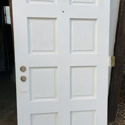 used front wood door