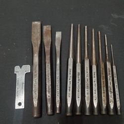 Snap-on Usa Tools  11 Piece Punch set &chisel