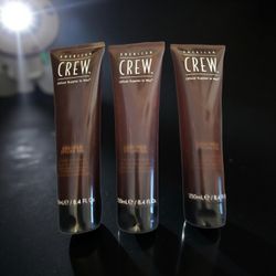 3 CREW HAIR GELS- FILL SIZE- NEW