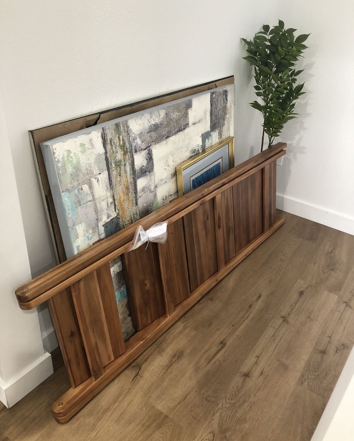 Foldable 💯acacia Wooden Shelf, Z Gallery Art, White Short Bookcase