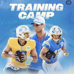 Chargers 2025 training  Camp Tickets At The Bolt July 17-19