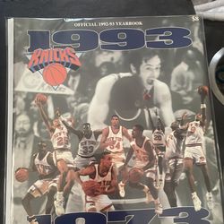 1993 New York Knicks year book