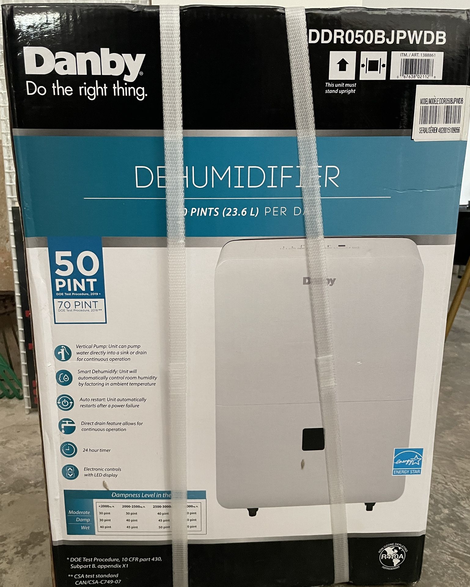 Dehumidifier By Danby