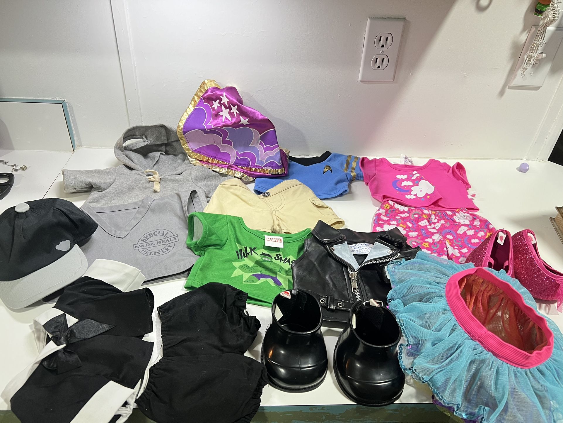 Build A Bear Clothing Lot & shoes