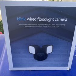 Blink Wired, Floodlight Camera NEW
