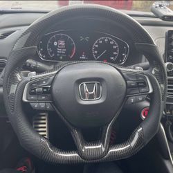 Carbon Steering Wheel 2018-2022 Honda Accord Sport 