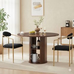 Black Boucle Dining Chairs Set of 2