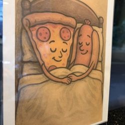 Late Night Snack Dreams – Framed 9x10 Pop Art Print