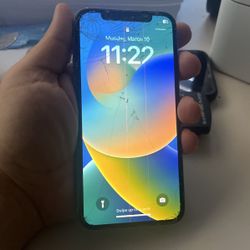 Iphone X Phone…. 256GB… Works Good -broke Screen