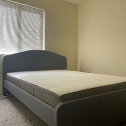 Ikea HAUGA Bed Frame & Mattress 