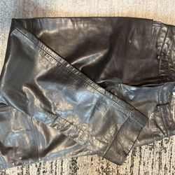Earl Jeans Leather Pants-size 27