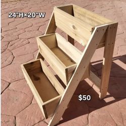 Cedar planter boxes. 3 tier and 5 tier planters. Locally made.