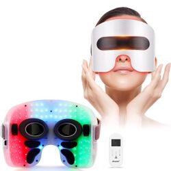 Led Light Therapy for Face Glowing Skin,Red Blue Light Therapy, Facial Treatment Eye Wrinkle Removal, Eye Face Massager, Women Skin Care Anti Aging 