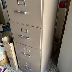 HON 4 drawer legal size file cabinet