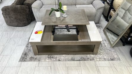 Lift-Top Coffee Table with Storage