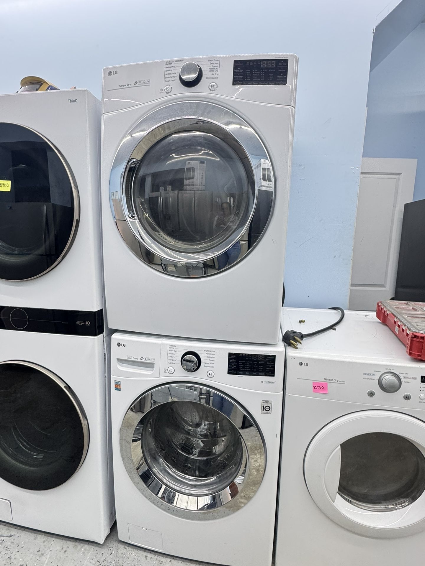 LG Front Louder Washer And Electric Dryer Set 27 Inches