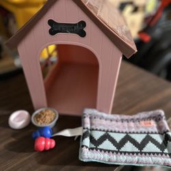 Our Generation Puppy Play Set Dog House With accessories 