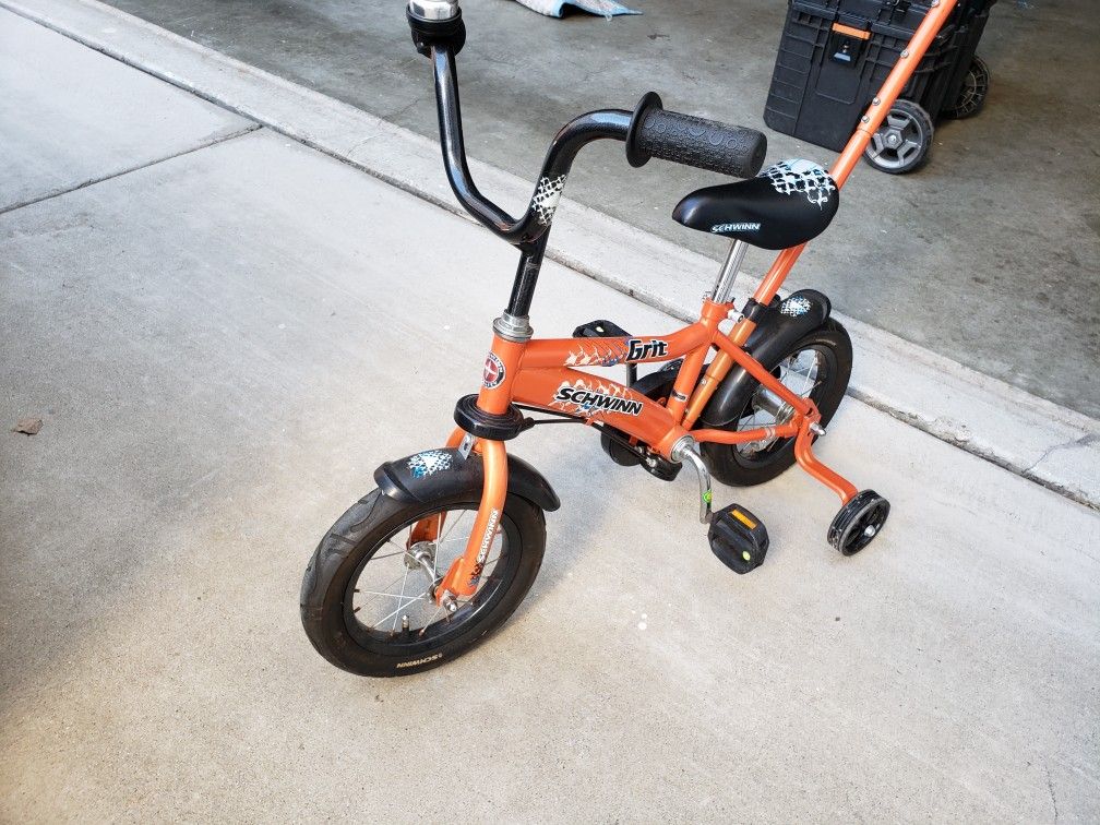 Schwinn toddler bicycle with training wheels