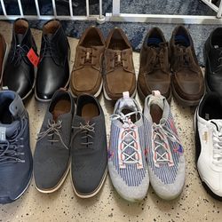 Huge Lot Men’s Shoes Rockport Nike VaporMax Clarks Steve Madden Size 14 NEW