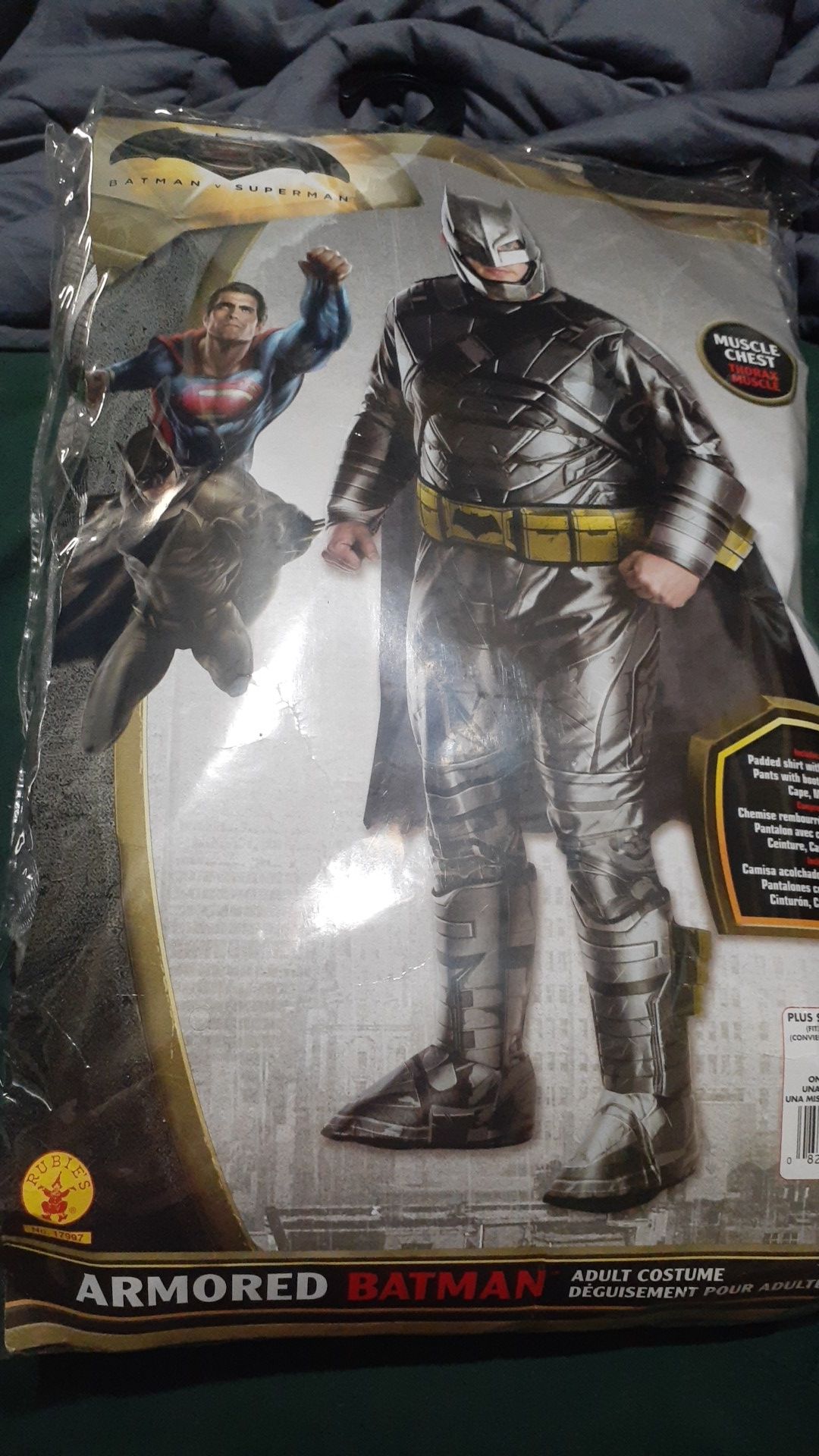 Armored Batman costume adult size plus