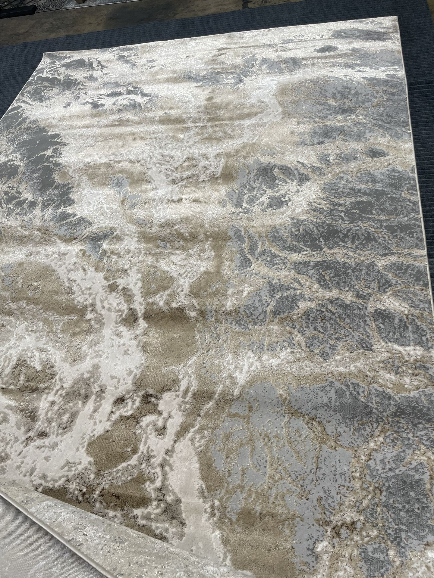 Feizy Jewel Area Rug, Beige 6.6ftx9.6ft