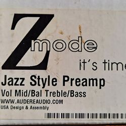 Audere Pro JZ3 - 3 Band Jazz Bass Style Preamp Now $80