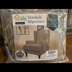 Easy-Going Stretch Wingback Chair Sofa Slipcover