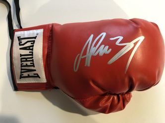 Autograph Andy Ruiz boxing glove