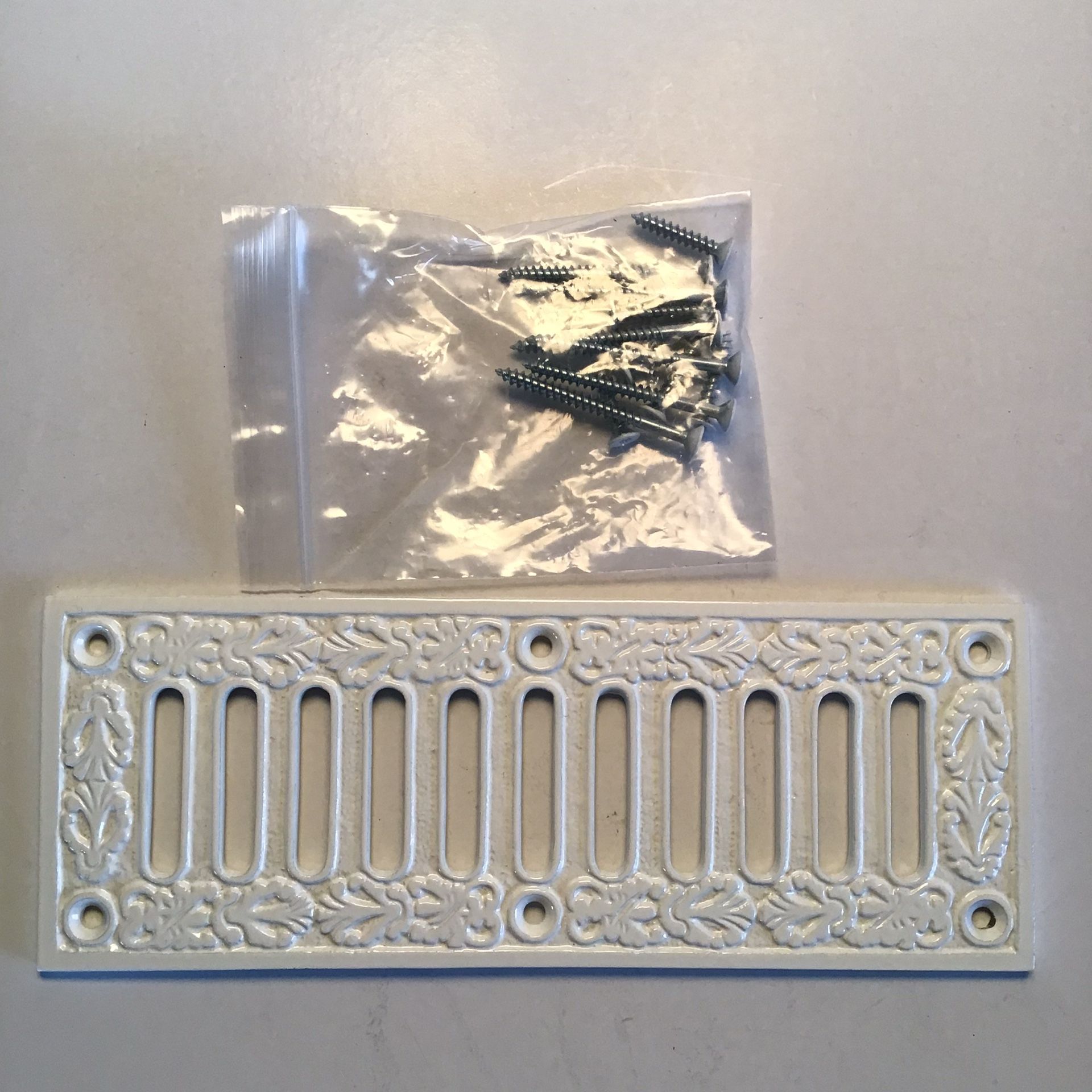 NEW White Ornate Vintage Style Air Vent Cover 