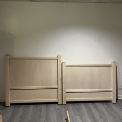 Twin Headboard and Footboard and Bed Frame