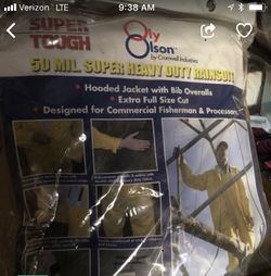 50 mil super heavy duty rain suit rain coats