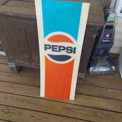 Pepsi Plexiglass Sign