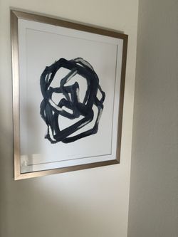 Abstract Framed Wall Art – $100
