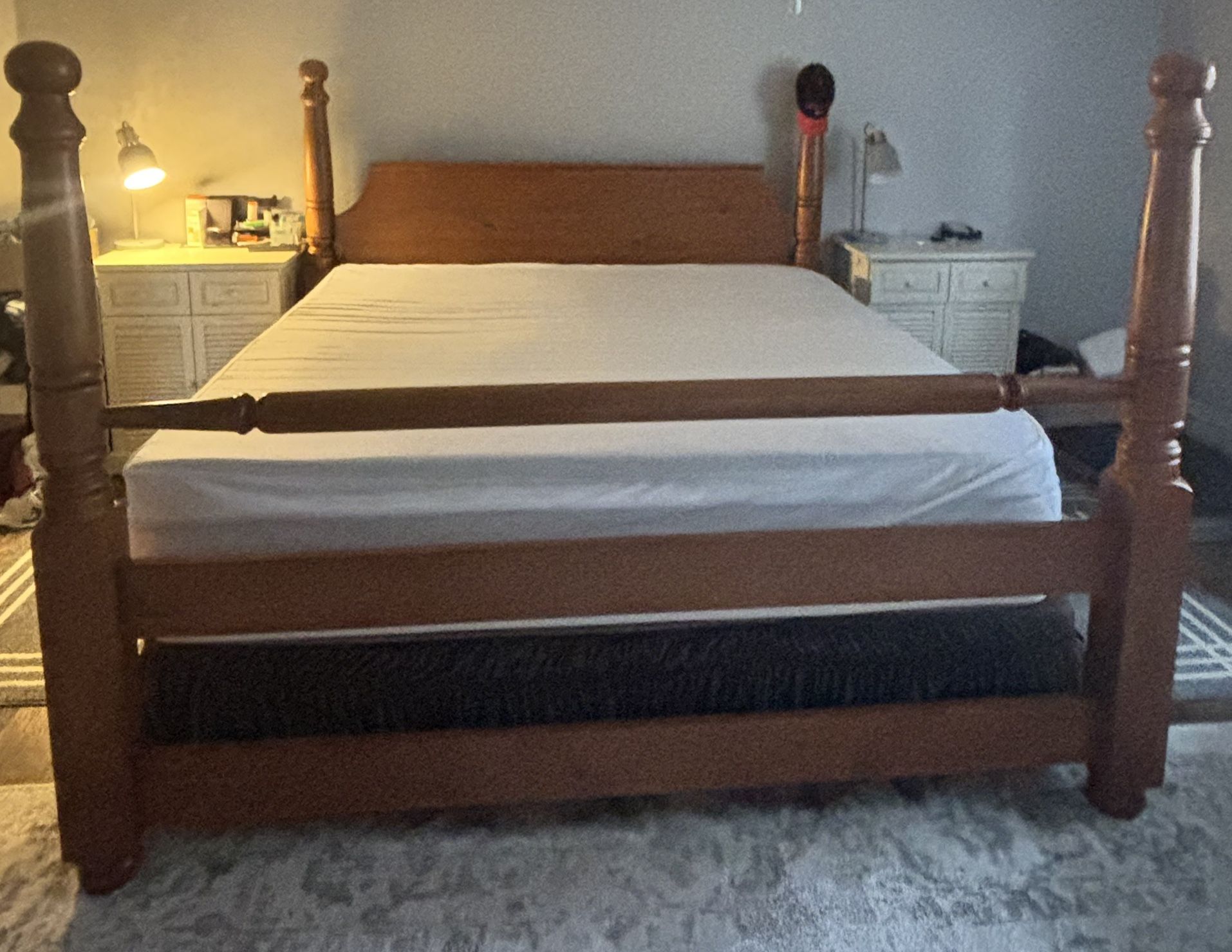 King Pine Bed Frame Set