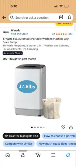 Portable washer