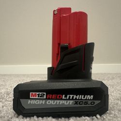 Milwaukee M12 12-Volt Lithium-Ion XC High Output 5.0 Ah Battery Pack