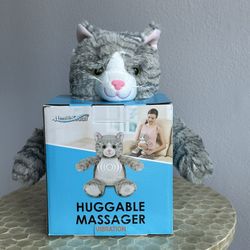 Huggable Massager Cat Plush New 