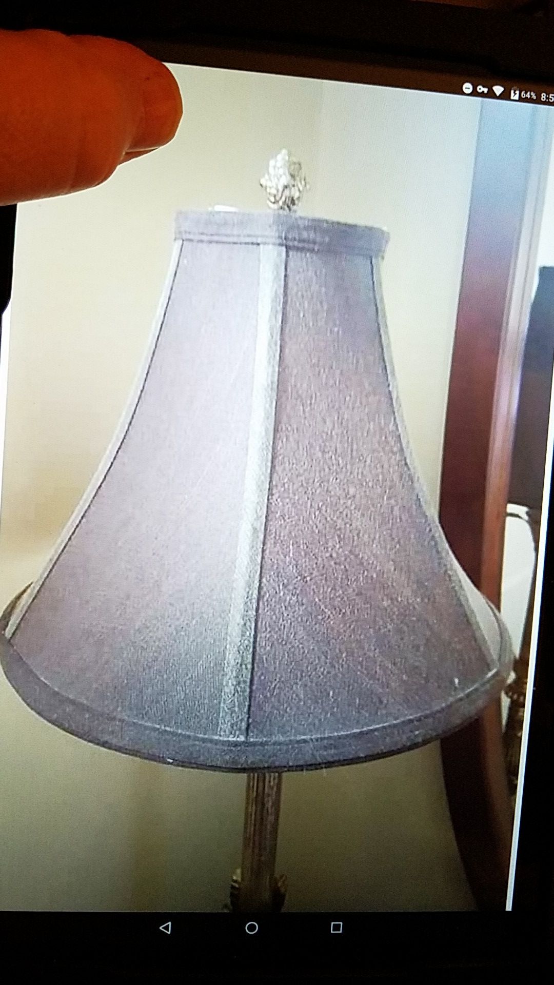 Lamp shade, Charcoal color