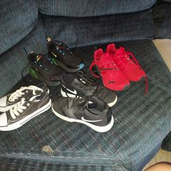Boys Nike, Puma And Airwalk Shoes