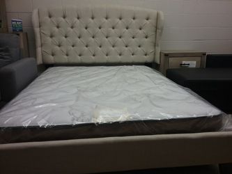 queen bed frame $269 with mattress $399