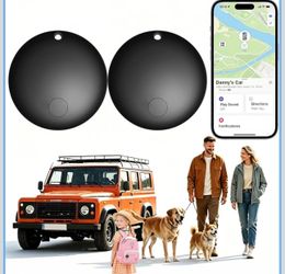 GPS Tracker for Vehicles No Monthly Fee (Android Only) - 2 Pack Mini Car Tracker Tag, Tracking Devices, Hidden Compatible with Google's Find Hub for P