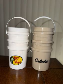 Bass Pro and Cabela’s Mini Buckets