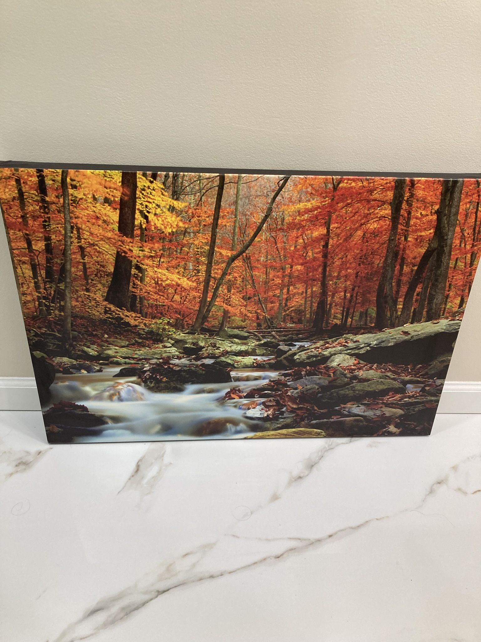 Picture Canvas For Wall Autumn Fall Scene